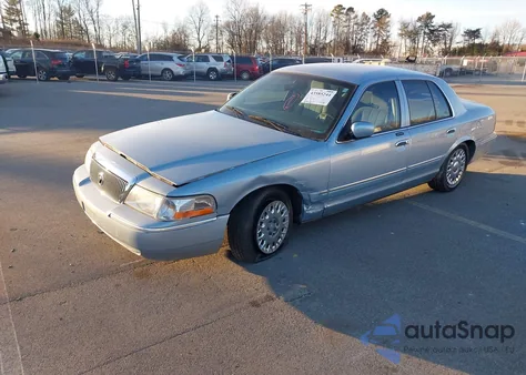 2004 Mercury Grand Marquis Gs from USA, damaged, VIN 2MEFM74WX4X621886
